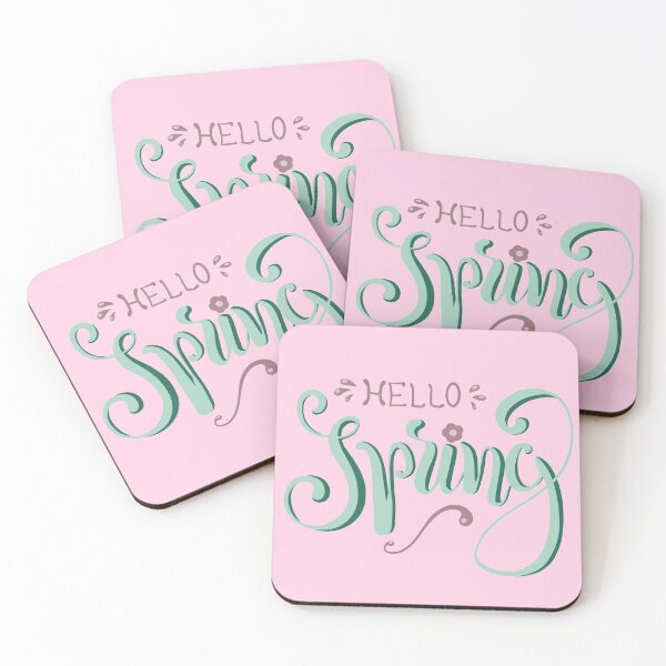 Item preview, Hello Spring Calligraphy Art designed and sold by Lady-Lilac.