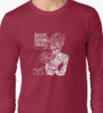 Beer Sucking Freaks (white) Long Sleeve T-Shirt