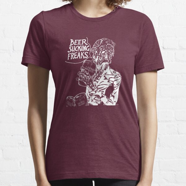 Beer Sucking Freaks (white) Essential T-Shirt