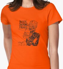 Beer Sucking Freaks (black) Women's Fitted T-Shirt
