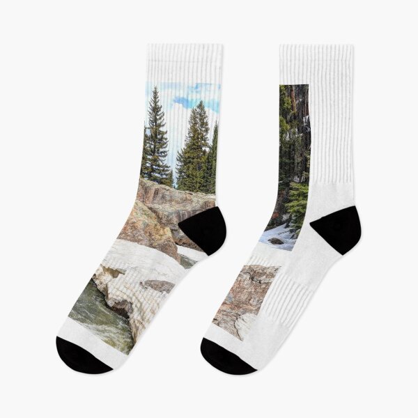 Item preview, Snowy rocky creek designed and sold by zumi.