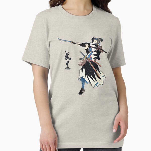 Samurai Wielding Naginata Essential T-Shirt