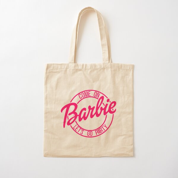 Personalised Pink Let's Go Party Tote Bag