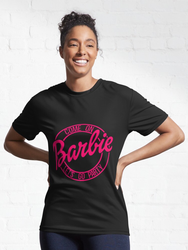 Barbie Jersey Shirt Barbie Baseball Jersey Barbie T Shirt Womens Best Come  On Lets Go Party Shirts Gifts for Kids Adult Mens Womens Couples Matching  Shirts - Laughinks