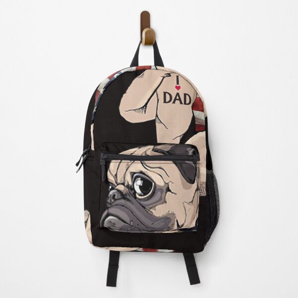 Item preview, Pug Tattoos I Love Dad Fathers Day designed and sold by BiancaMoss51.