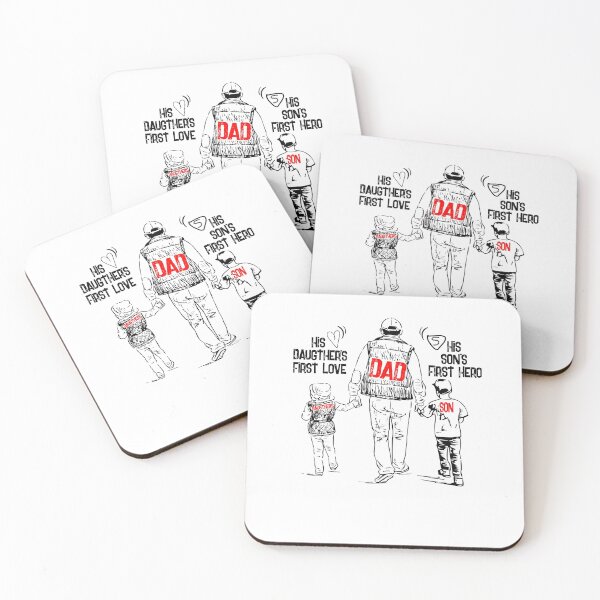 Item preview, a father is his son's first hero and his daugther's first love funny designed and sold by BiancaMoss51.