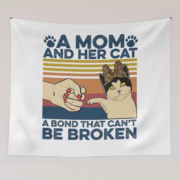Item preview, A Mom And Her Cat A Bond That Can't Be Broken designed and sold by BiancaMoss51.