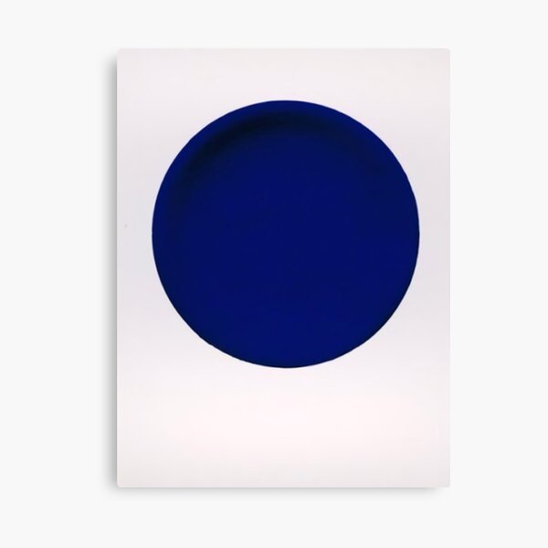 Blue Disk Canvas Print