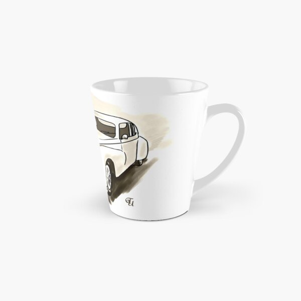 schöner sandfarbiger OldTimer Tasse (konisch)