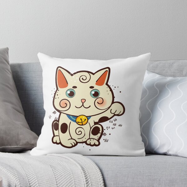 Item preview, Lucky Japanese cat Maneki-neko. Traditional mascot  designed and sold by Olga Matskevich.