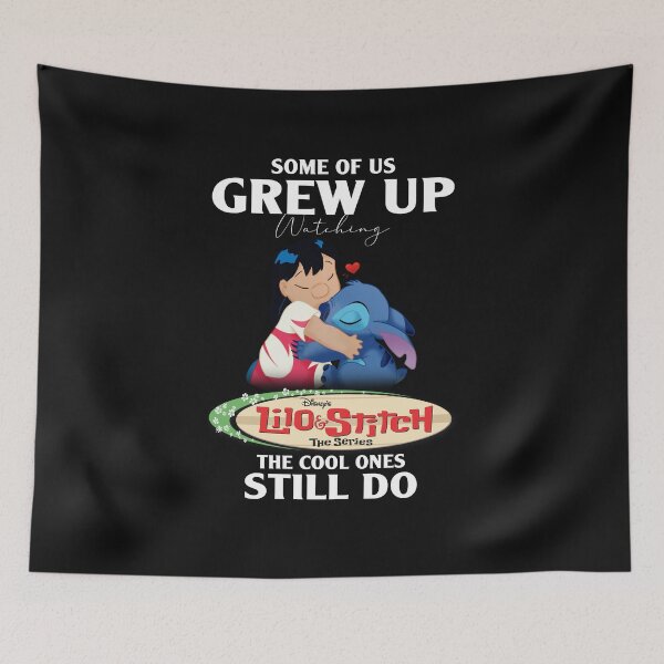 Item preview, Cartoon Some Of Us Grew Up Watching To Lilo-And-Stitch The Cool Ones Still Do Funny Shirt, Hanmade, cotton,  designed and sold by PamelaMeister20.
