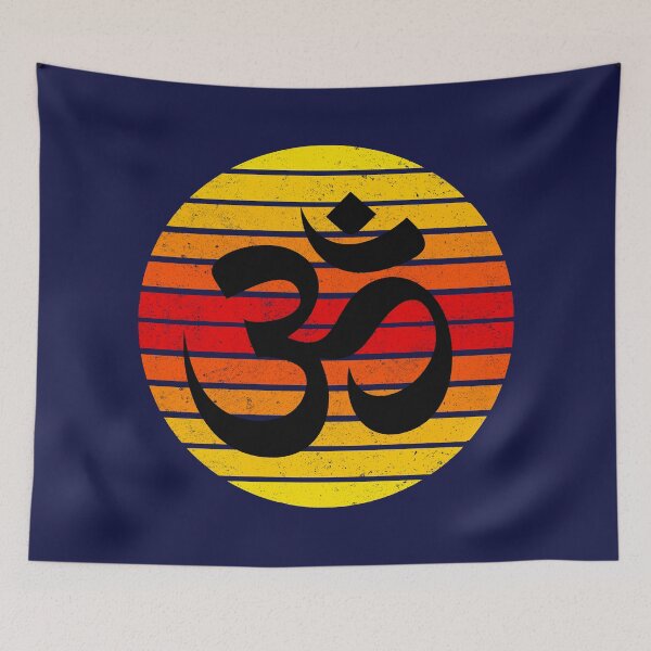 Item preview, Om Yoga Symbol - Vintage Aum Ohm Mindfulness Spirituality designed and sold by CatArtStore.