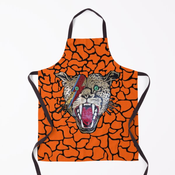 Item preview, street walking cheetah on orange designed and sold by mickwarkcup.