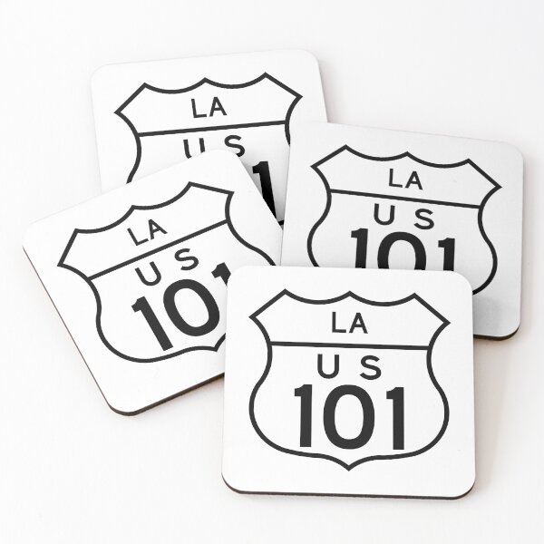 Item preview, Los Angeles Route 101 US Road Sign  designed and sold by Kiwidom.
