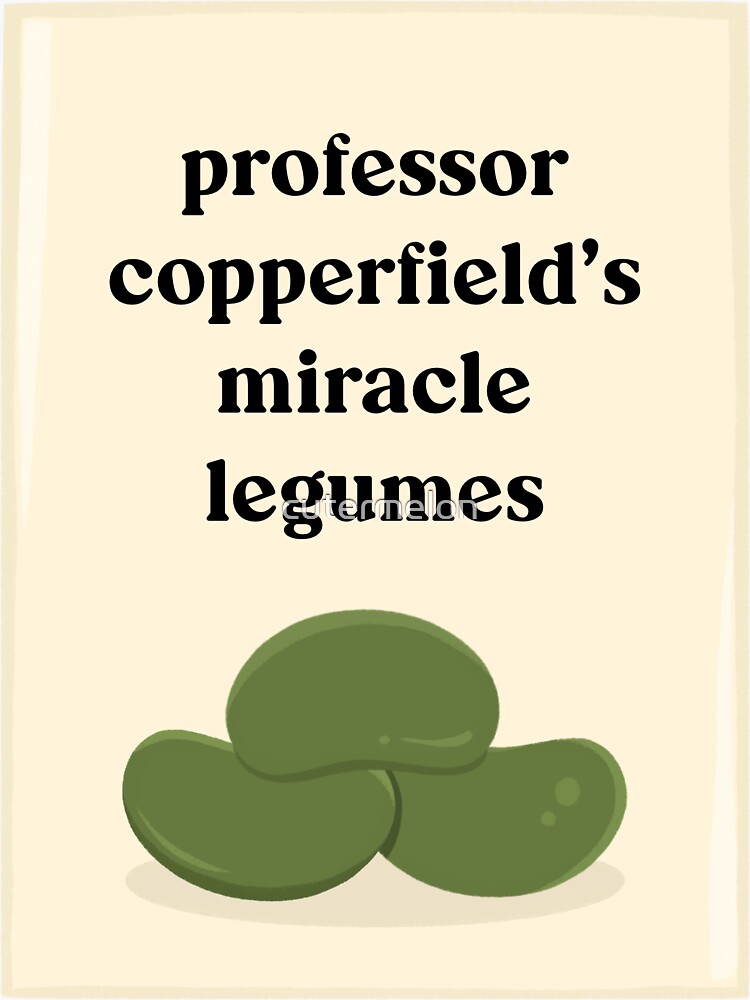 Professor Copperfield S Miracle Legumes Printable
