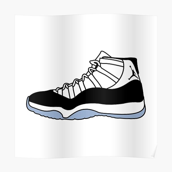 Jordan 11 Retro Posters | Redbubble