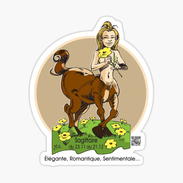Horoscope Sagittaire femme Sticker