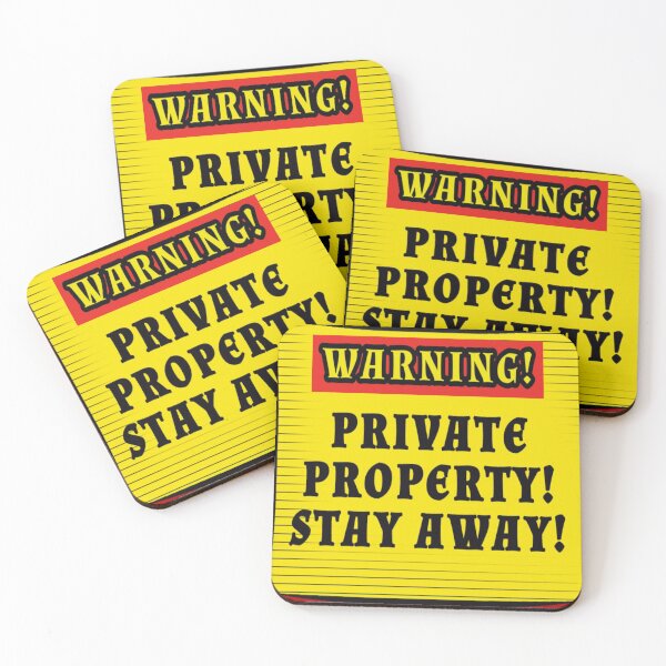 Item preview, Private Property sign designed and sold by kalidoseye.