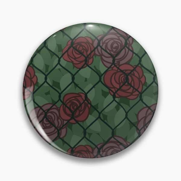 Item preview, Chain Link Fence (Rosebush) designed and sold by inatorinator.