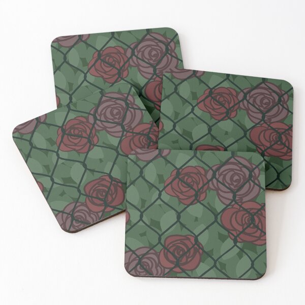 Item preview, Chain Link Fence (Rosebush) designed and sold by inatorinator.