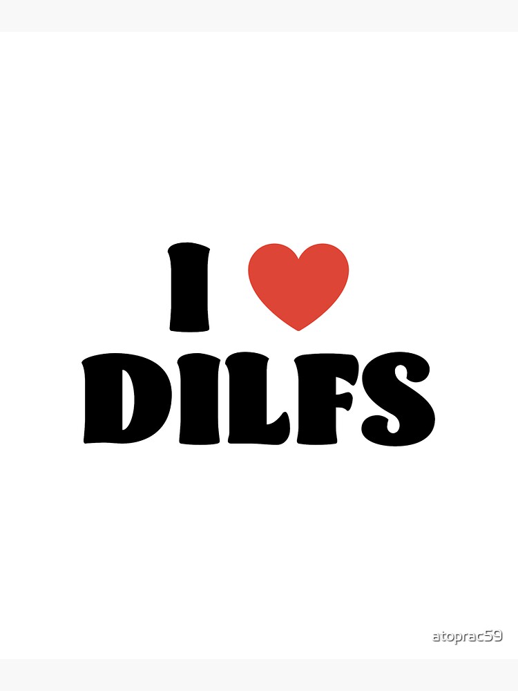i love dilfs crop top