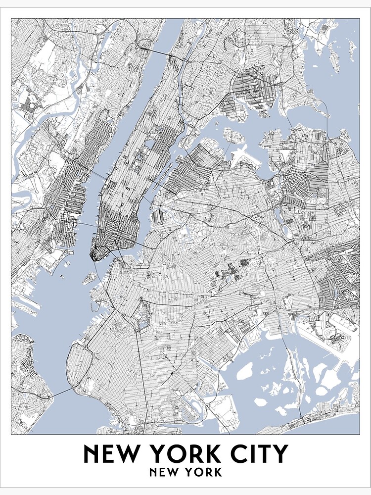 Minimalist Map of New York City Premium Matte Vertical Poster sold by Minimalist Map of New York City Premium Matte Vertical Poster sold by