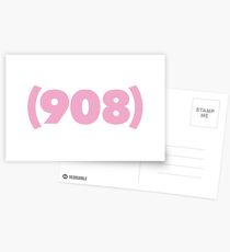 (908) pink Postcards
