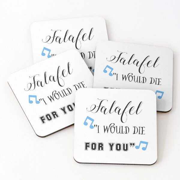Item preview,  Falafel, I would Die for you "! designed and sold by 880Desing.