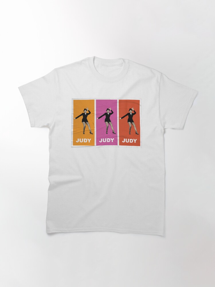 Thumbnail 3 of 7, Classic T-Shirt, Judy Garland "Get Happy" Pop Art Poster designed and sold by jmendozam.