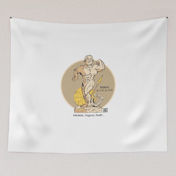 Item preview, Aquarius man horoscope designed and sold by FredMauron.