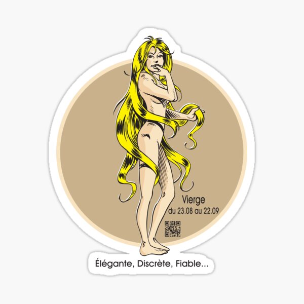 Horoscope Vierge femme Sticker