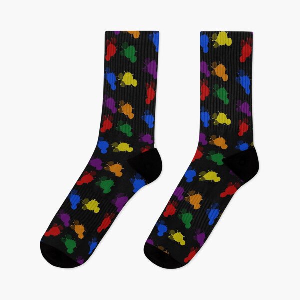 Item preview, LGBT+ Colours Splatter Paint - Black Ver. designed and sold by atomsandler.