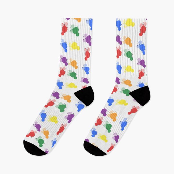 Item preview, LGBT+ Colours Splatter Paint - White Ver. designed and sold by atomsandler.