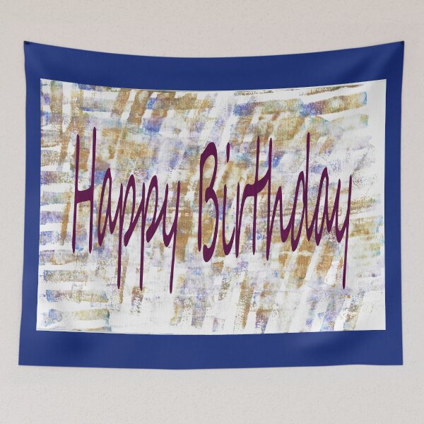Item preview, Happy Birthday on Crisscross  designed and sold by KazM.