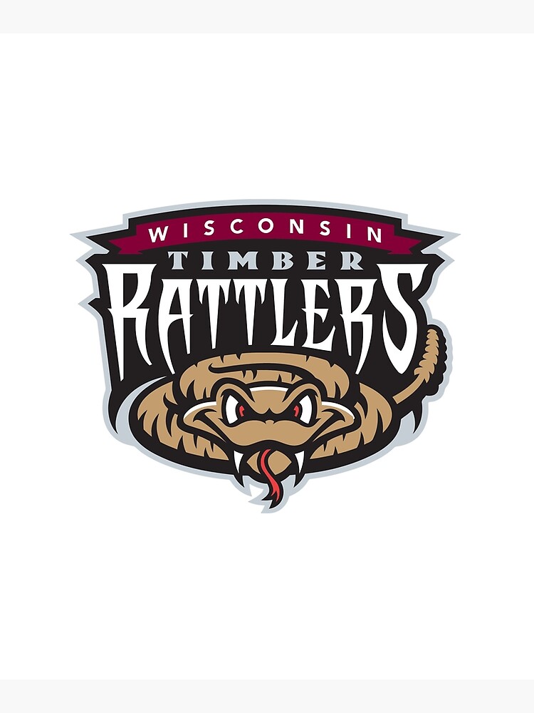 Wisconsin Timber Rattlers icons Mounted Print for Sale by