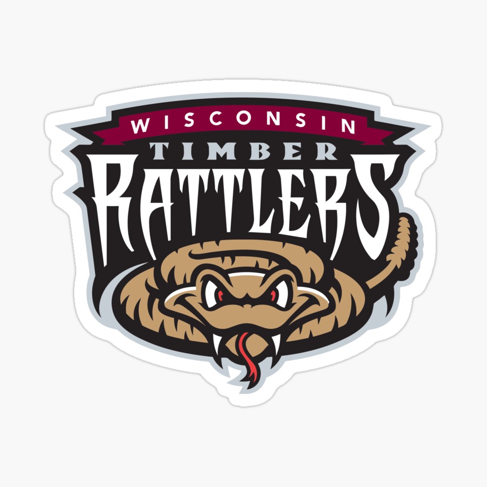 Wisconsin Timber Rattlers icons Mounted Print for Sale by