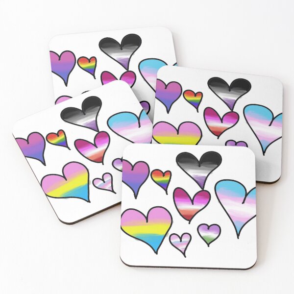 Item preview, Pride Hearts designed and sold by FreetoNerd.