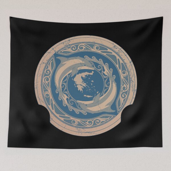 Item preview, Map of Greece designed and sold by NicGrayGraphic.