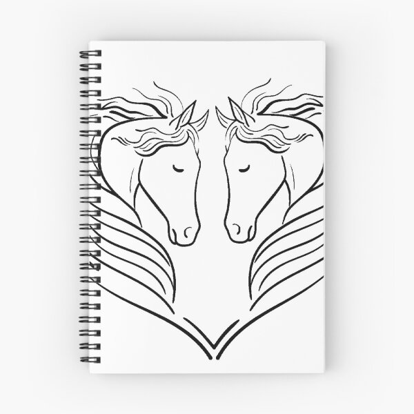 Artikelvorschau, Zwei Pferde für die Liebe der Pferde cooles Design-T-Shirt entworfen und verkauft von Designur4rb.