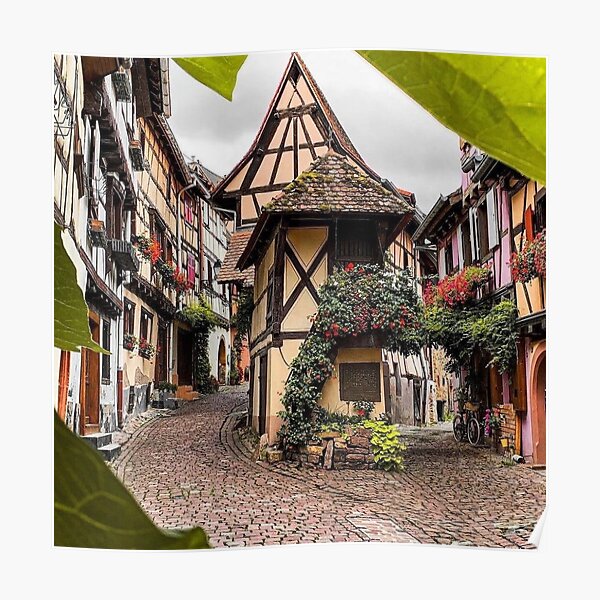 belle alsace france photo Poster