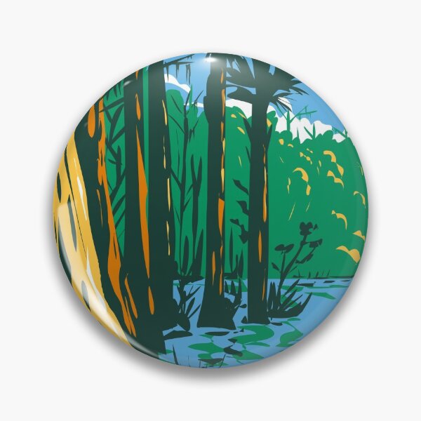 Item preview, Subtropical Wetlands in Everglades National Park in the State of Florida WPA Poster Art designed and sold by patrimonio.