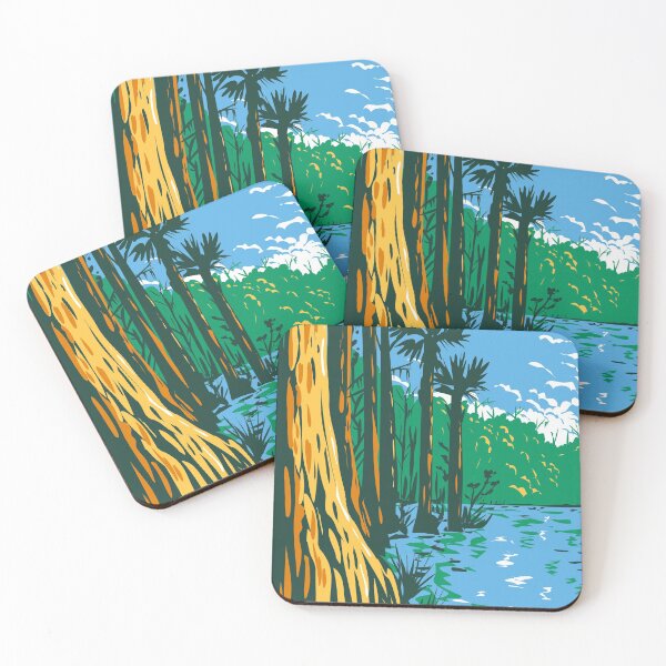Item preview, Subtropical Wetlands in Everglades National Park in the State of Florida WPA Poster Art designed and sold by patrimonio.