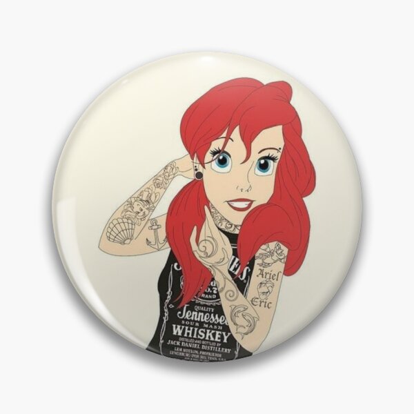 Item preview, Alternative Hipster Mermaid Princess with Tattoos designed and sold by NatiiHerre.