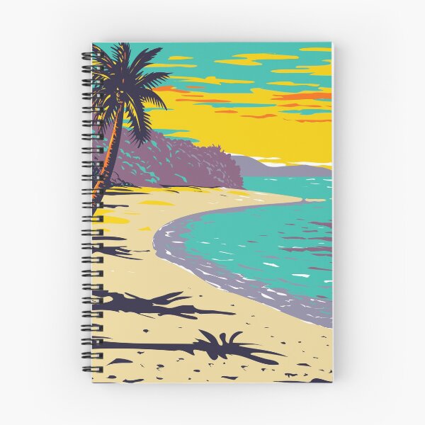 Item preview, Trunk Bay Beach Located Within Virgin Islands National Park on the Island of St John in the Caribbean Sea WPA Poster Art designed and sold by patrimonio.