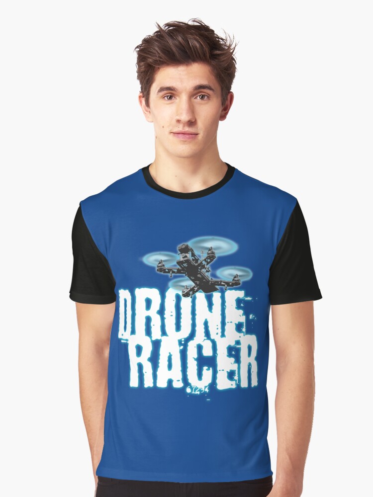 racer blue t shirt