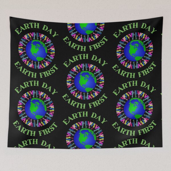 Item preview, Earth First Earth Day 2021 designed and sold by WoodburyLake.