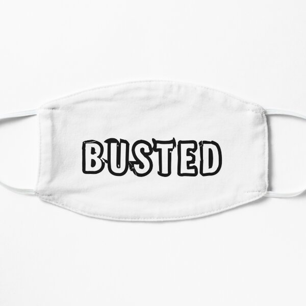Busted Black Flat Mask