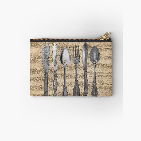 Item preview, Vintage Cutlery Set,Spoon,Fork,Knife,Antique Dinning,Old-Fashioned designed and sold by DictionaryArt.