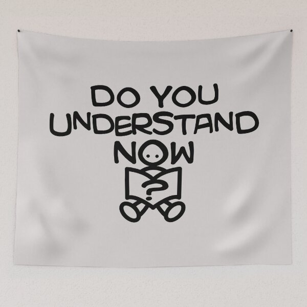Item preview, Do You Understand Now? designed and sold by Andantino.