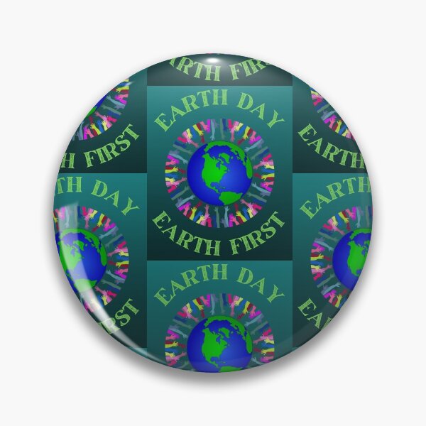 Item preview, Earth First Earth Day 2021 designed and sold by WoodburyLake.